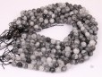 Black Rutilated Quartz beads 10mm faceted(3)