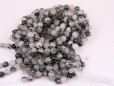 Black Rutilated Quartz beads 10mm smooth(3)
