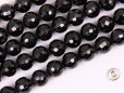 Black Spinel beads 8mm 128 faceted(2)