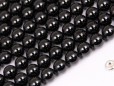 Black Spinel beads 8mm smooth(2)
