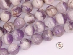 Dog Teeth Amethyst beads 10mm smooth(2)