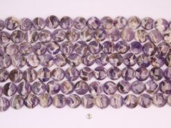 Dog Teeth Amethyst coin 16mm smooth(1)