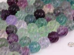 Fluorite beads 12mm spiral(2)