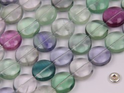 Fluorite coin 12mm smooth(2)