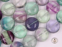 Fluorite coin 14mm smooth(2)