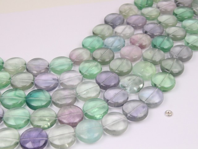 Fluorite coin 20mm smooth(1)