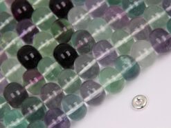 Fluorite rondelle 10x8mm smooth(2)