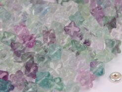 Fluorite star cube 6x6mm(2)