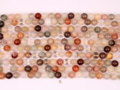 Multi-Rutilated Quartz beads 12mm smooth(1)