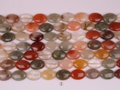 Multi-Rutilated Quartz oval 18x25mm smooth(1)