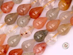 Multi-Rutliated Quartz drop 10x14mm smooth(2)