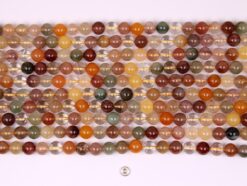 Mutil-Rutilated Quartz beads 8mm smooth(1)