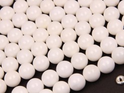 White Shell beads 10mm smooth(2)