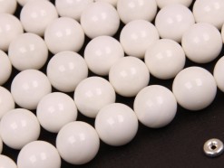 White Shell beads 12mm smooth(2)