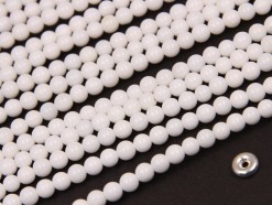 White Shell beads 4mm smooth(2)