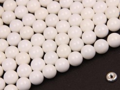White Shell beads 8mm smooth(2)