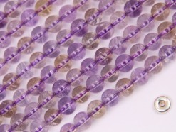 Ametrine beads 6mm smooth(2)