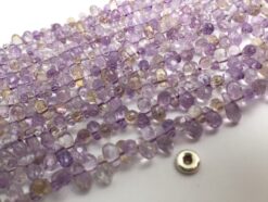 Ametrine drop middle drilled 8x4mm faceted(2)