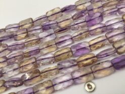 Ametrine rectangle 8x12mm faceted