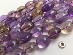 Ametrine tumble 12x15mm smooth