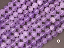 Lavender Amethyst beads 10mm smooth(2)