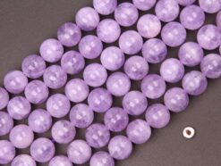 Lavender Amethyst beads 12mm smooth(2)