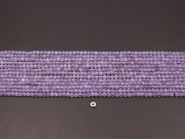 Lavender Amethyst beads 4mm smooth(1)