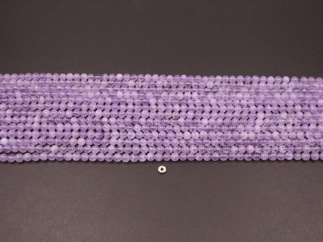 Lavender Amethyst beads 6mm smooth(1)