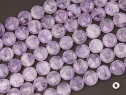 Lavender Amethyst coin 12mm smooth(2)