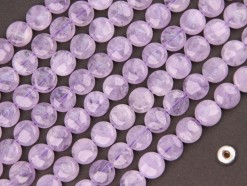 Lavender Amethyst coin 8mm smooth(2)