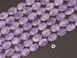Lavender Amethyst oval 10x14mm faceted(2)