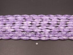 Lavender Amethyst rice 10x30mm smooth(1)