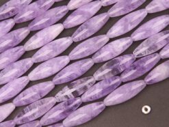 Lavender Amethyst rice 10x30mm smooth(2)