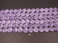 Lavender Amethyst twisted coin 20mm smooth(1)