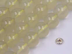 Lemon Quartz beads 12mm smooth(2)