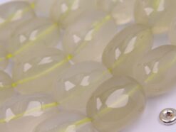 Lemon Quartz tumble 12x20mm smooth(2)