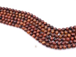 Red Tiger Eye AB beads 10mm smooth(1)