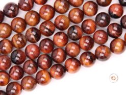 Red Tiger Eye AB beads 10mm smooth(2)