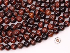 Red Tiger Eye AB beads 6mm smooth(2)