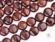 Red Tiger Eye AB coin 14mm smooth(2)