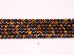 Three Color Tiger Eye AB beads 10mm smooth(1)