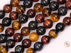 Three Color Tiger Eye AB beads 10mm smooth(2)
