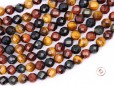 Three Color Tiger Eye AB+ beads 6mm faceted(2)