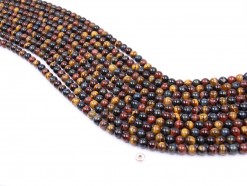 Three Color Tiger Eye AB beads 6mm smooth(1)