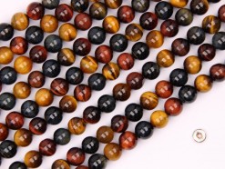 Three Color Tiger Eye AB+ beads 8mm smooth(2)