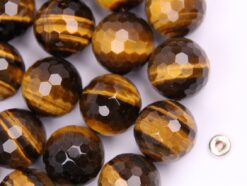 Yellow Tiger Eye AB+ beads 16mm 128 faceted(2)