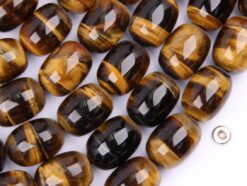 Yellow Tiger Eye AB drum 13x17mm smooth(2)