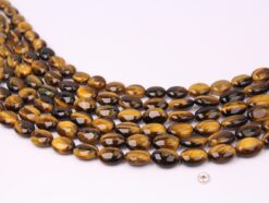 Yellow Tiger Eye AB+ oval 10x14mm smooth(1)