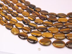 Yellow Tiger Eye AB oval 18x25mm smooth(1)