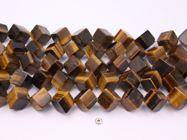 Yellow Tiger Eye AD cube 14x14mm smooth(1)